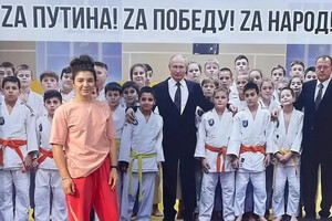 Дзюдоїстка Таймазова фотографувалася для пропагандистських ресурсів на тлі зображення диктатора Путіна та літер Z