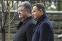 Два президенти. Петро Порошенко та  Анджей Дуда 