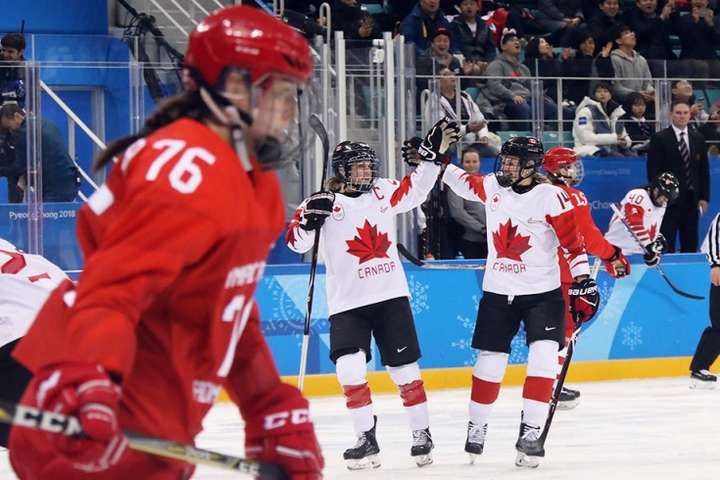 Олімпіада-2018. Російські хокеїстки розгромно програли Канаді, США розгромили збірну Фінляндії