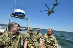 Порошенко прибув до Одещини на морські навчання 