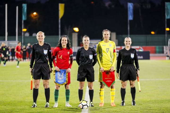 Жіноча збірна України поступилася Португалії у товариському матчі з футболу