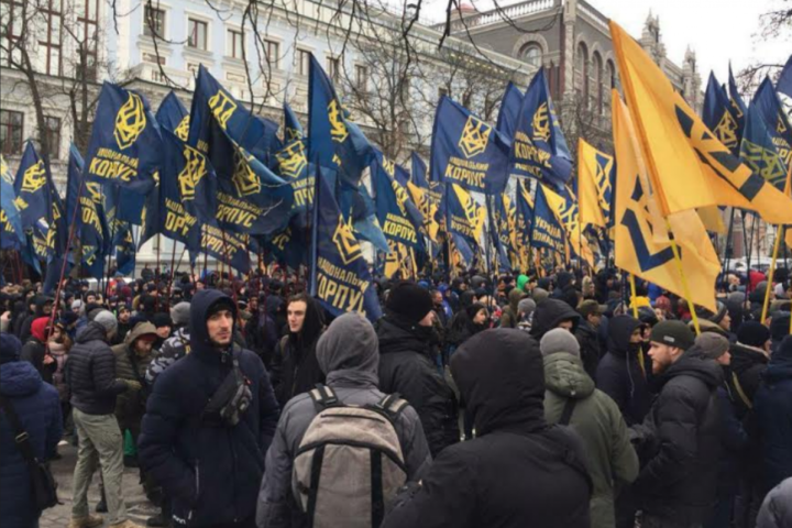 Нацкорпус: оточення Гладковського збирає «тітушок» для провокацій 9 березня у Києві