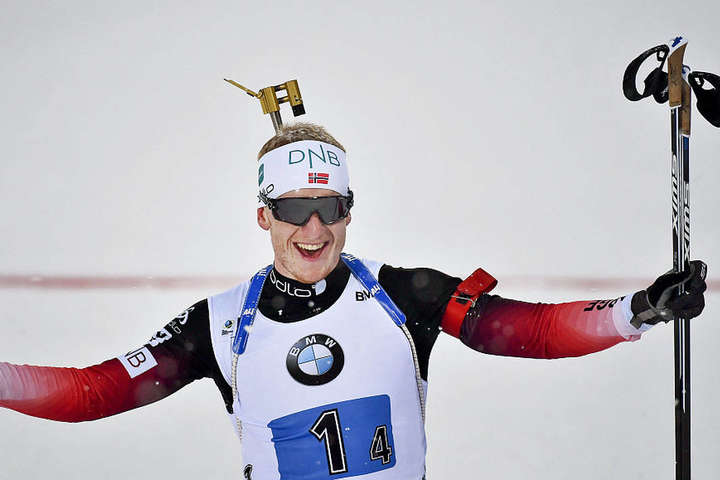 Норвежець Йоганнес Бьо виграв гонку переслідування і побив рекорд Кубків світу з біатлону