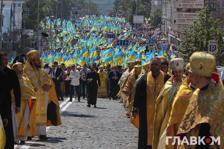 Украинская православная церковь проведет свой первый крестный ход 28 июля