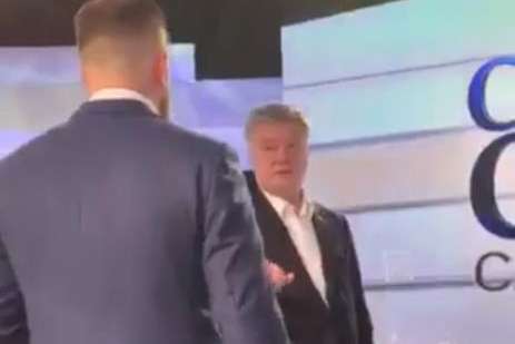 Ссора Порошенко и Билецкого в перерыве ток-шоу попала в сеть