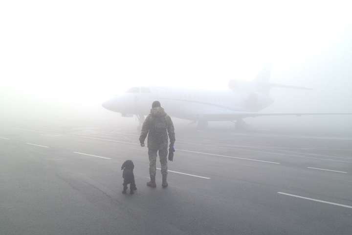 Аэропорт «Киев» из-за тумана отменил несколько рейсов