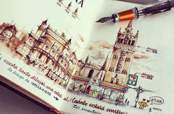 Записные книжки испанского иллюстратора вдохновляют на путешествия (фото)