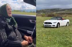 Форсаж по-закарпатски: 90-летняя пенсионерка на кабриолете показала, что такое настоящий дрифт (видео)