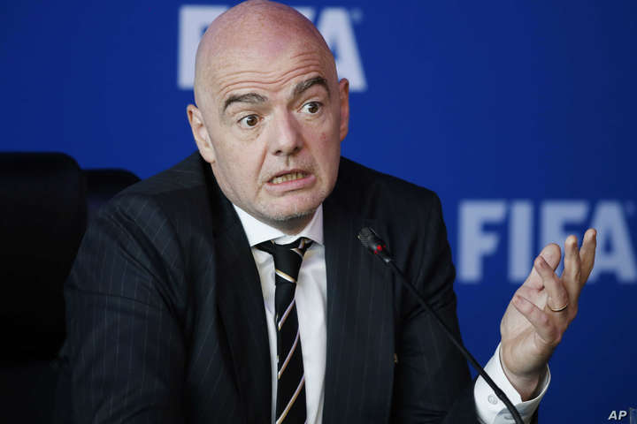 Президент ФІФА підхопив коронавірус