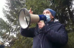 На Полтавщині тривають газові протести. Люди налаштовані вороже (відео)