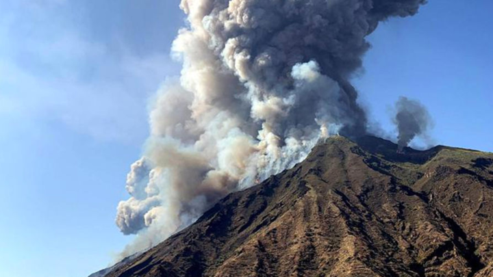 В Италии активизировался вулкан Стромболи 