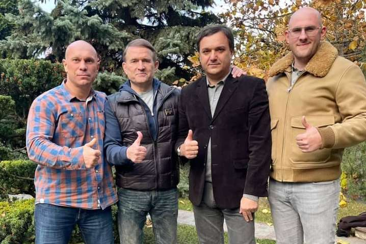 Депутаты «ОПЗЖ» посетили Медведчука и нарвались на насмешку соцсетей