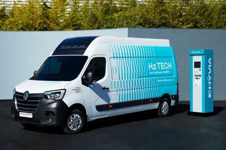 Renault презентував прототип нового фургона на водневому двигуні 