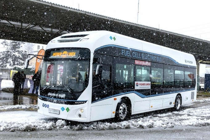 У Відні розпочалось тестування водневого автобуса Hyundai