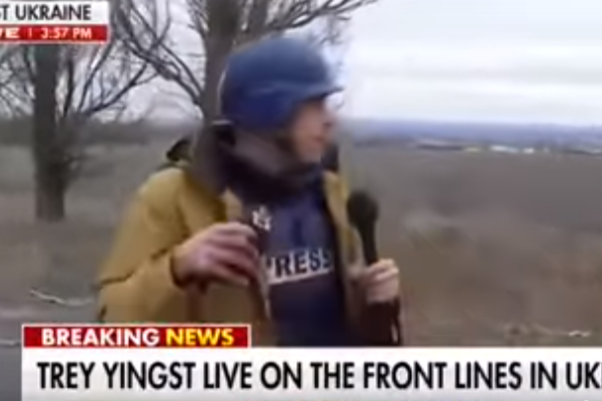 Журналісти Fox News потрапили під обстріл на Донбасі (увага, відео 18+)