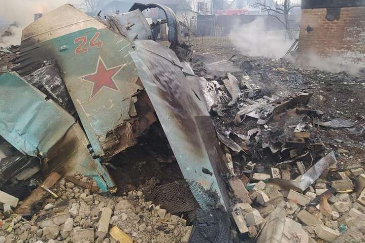 Воздушные силы сбили вражеский бомбардировщик СУ-34, пытавшийся атаковать Николаев