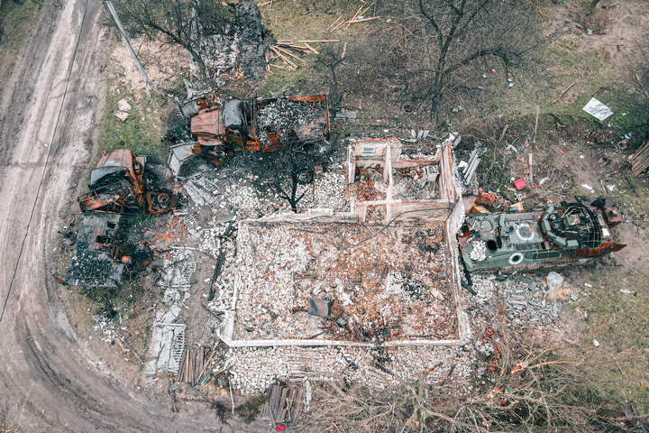 Оккупанты почти полностью уничтожили село на Черниговщине (фото)