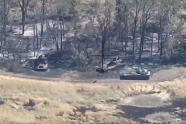 Десантники знищили ворожі гаубиці «Акація» (відео)