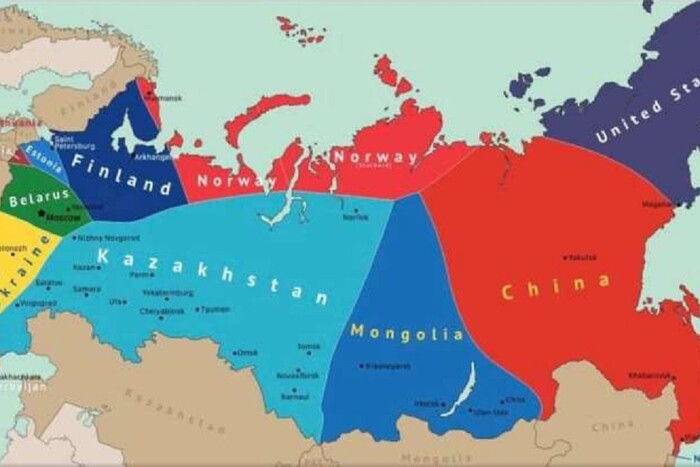 Как будет выглядеть Евразия после распада России