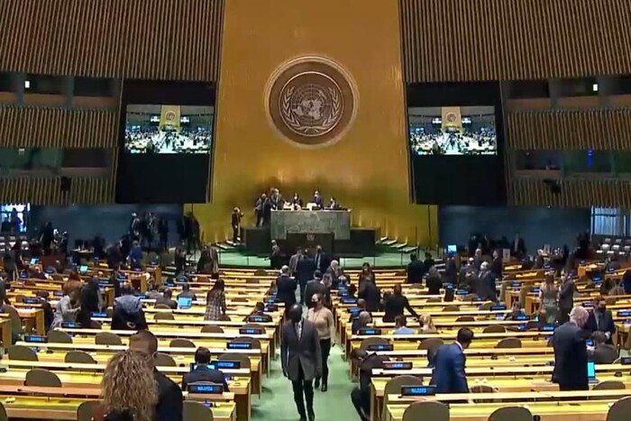 Екстрена сесія Генасамблеї ООН щодо ситуації в Україні (відео)
