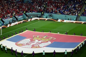 Сербские фанаты во время игры Чемпионата мира пели об убийствах албанцев – СМИ