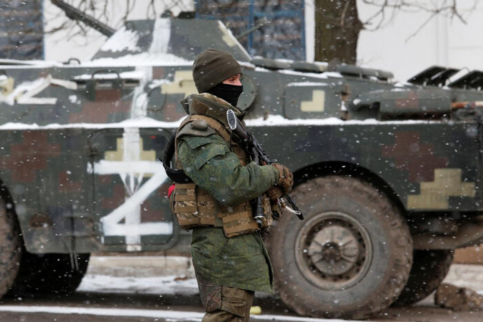 Рашисти використовують українську символіку на окупованих територіях