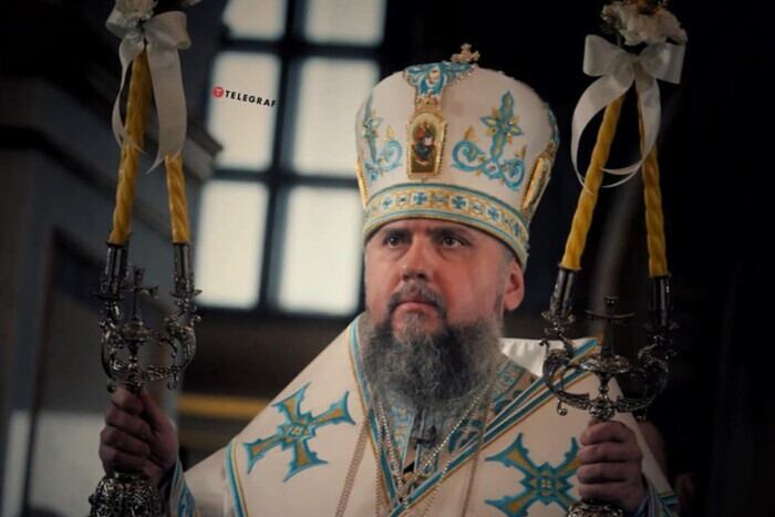 Епифаний в Лавре: украинцев снова поразил наряд митрополита