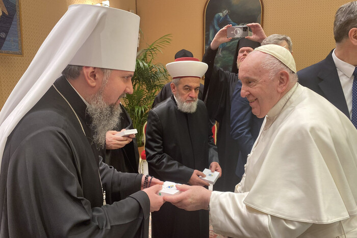 Папа Римский впервые встретился с руководителями украинских церквей (фото)