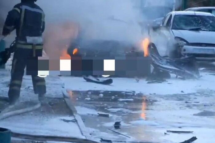 Колаборанти заявляють про підрив автомобіля в Енергодарі (відео)