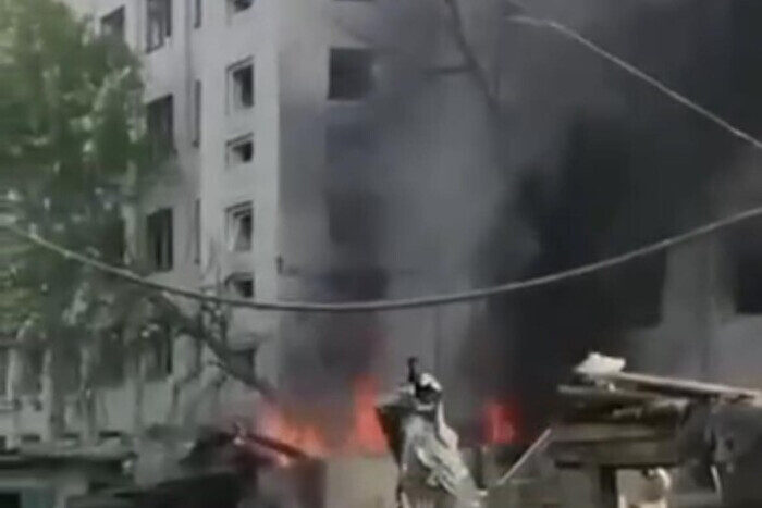 «Хлопок» на базе оккупантов в Луганске: появилось видео с места взрыва