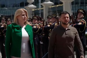 Зеленський зустрівся з президенткою Словаччини (відео)