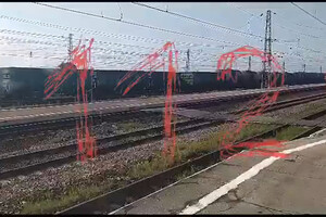 У Росії на залізничному вокзалі загорілися вагони з сіркою
