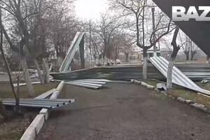 Знак для России. Невиданный ураган срывает купола с церквей (видео)