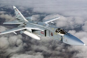 У районі острова Зміїний було знищено російський бомбардувальник Су-24М, який намагався завдати ракетно-бомбового удару по півдню Одещини