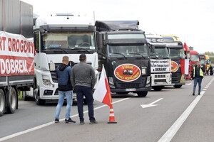 На кордоні польський мікроавтобус збив українських водіїв