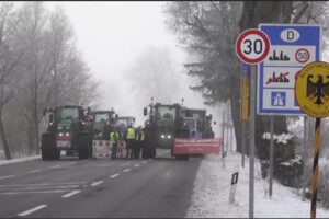 Німецькі фермери почали блокаду пунктів пропуску на кордоні з Польщею