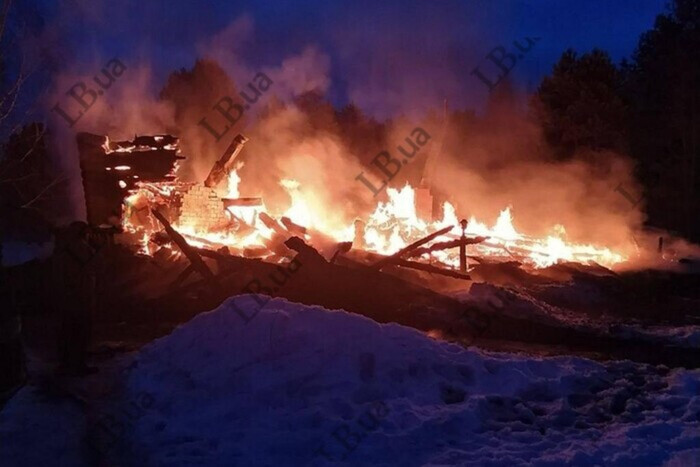 Сгорел загородный дом бизнесмена Мазепы (фото)