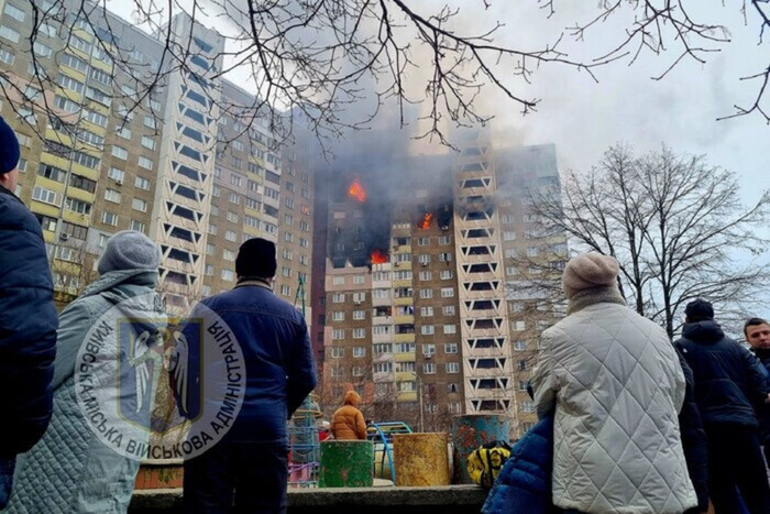 Атака на Киев: пострадала многоэтажка, четверо погибших (обновлено)
