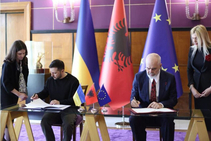 Зеленський і прем'єр Албанії підписали угоду про співпрацю