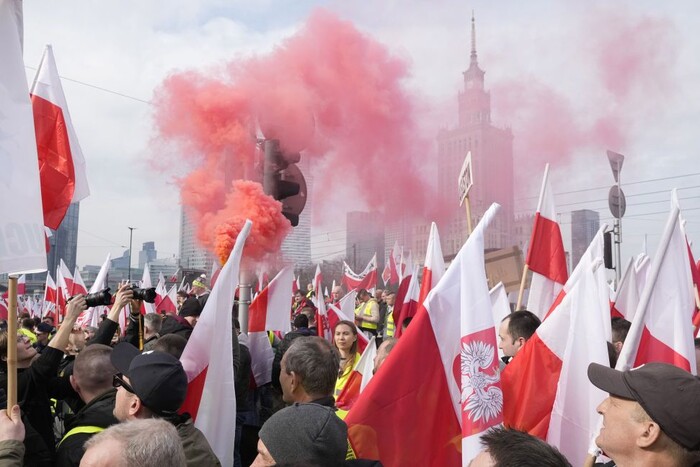 20 березня по всій Польщі фермери вийдуть на масові страйки