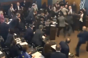 Грузинські депутати побилися у парламенті (відео)