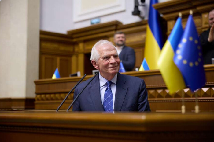 Боррель вважає, що Європа повинна підтримувати українців, допоки армія РФ не зупиниться