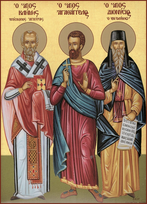 Священномученик Климент, епископ и мученик Агафангел/Фото из открытых источников
