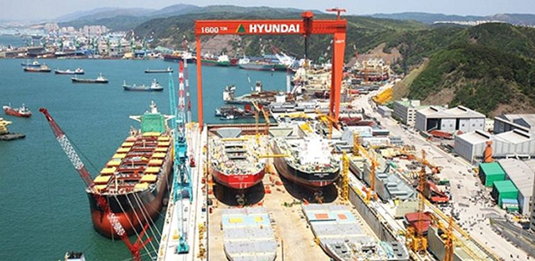 Ведущие судостроители Южной Кореи получили рекордные за последние восемь лет количество заказов на СПГ-танкеры