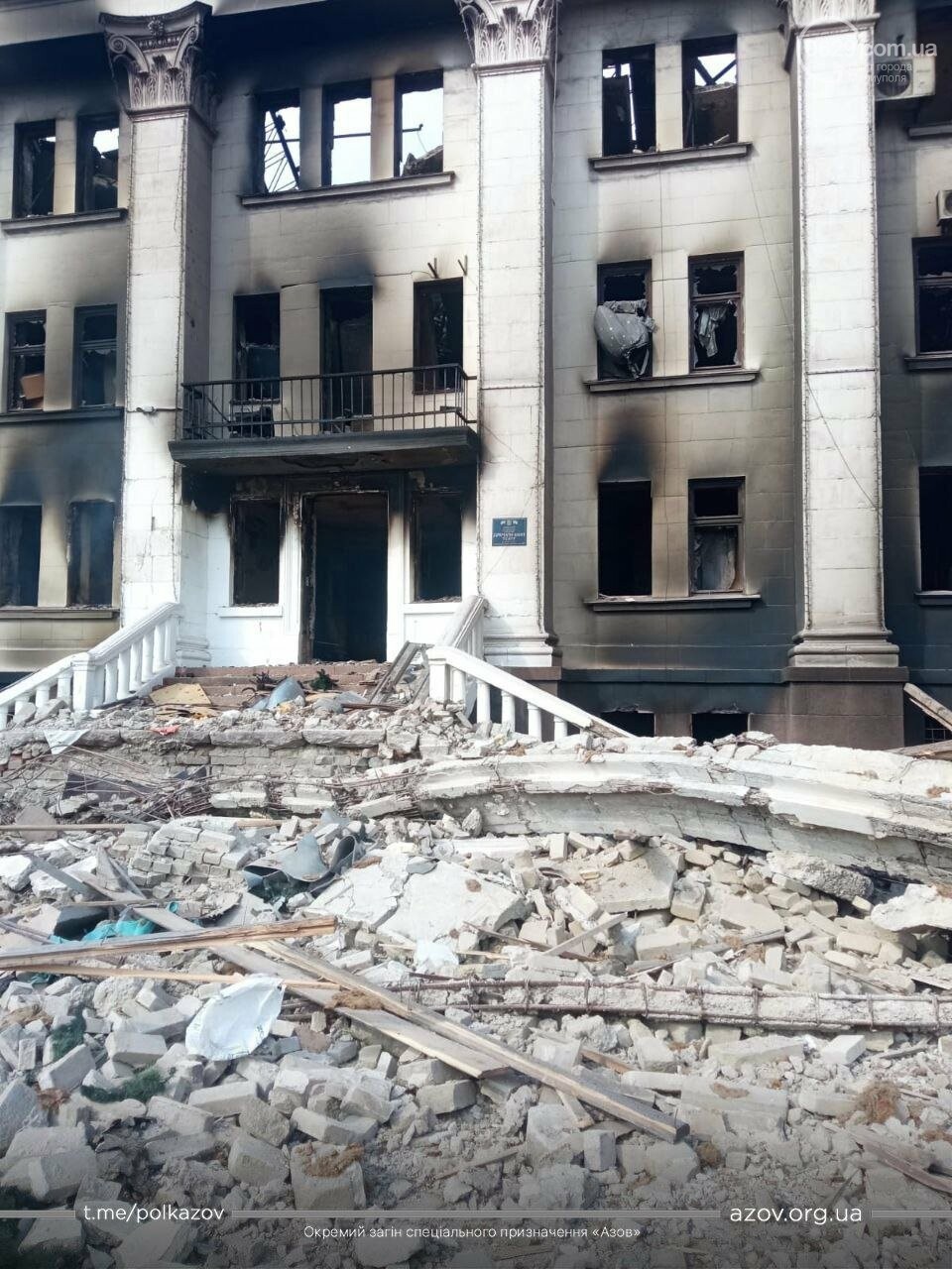 Руйнування внаслідок обстрілів окупантами (фото: Азов)