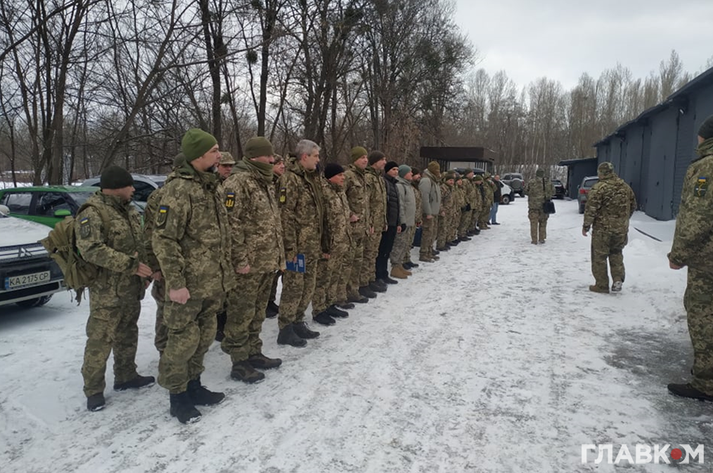 Тренування Сил територіальної оборони у Києві (фото: glavcom.ua)