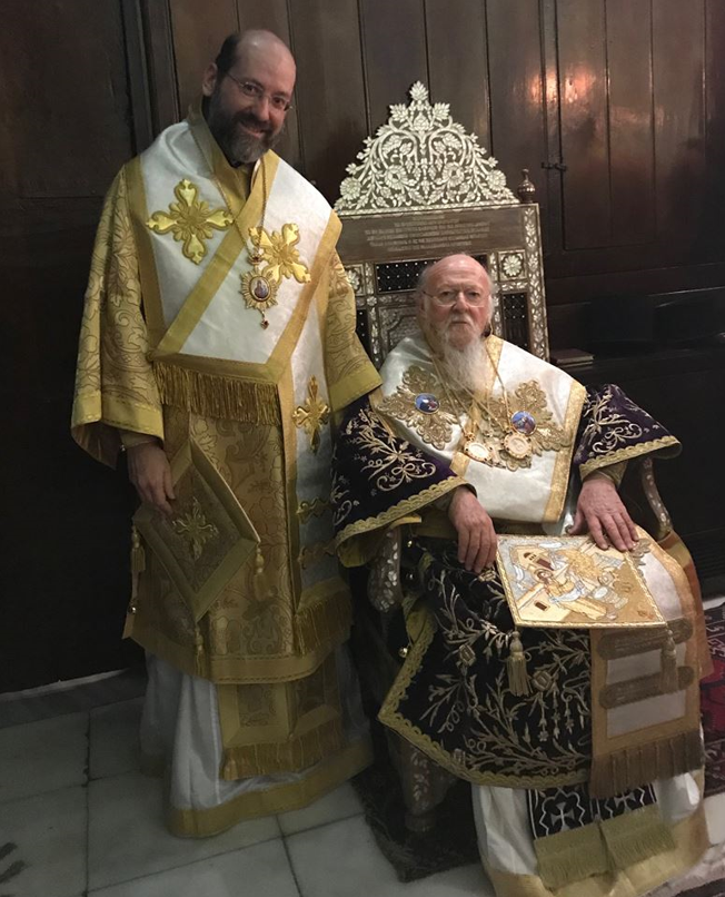Архієпископ Тельмісський Іов та Вселенський патріарх Варфоломій