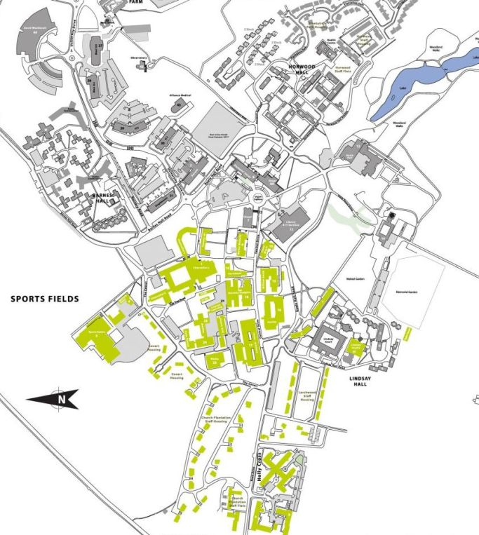 Зона водневого проекту в університетському містечку (джерело - hydeploy.co.uk)