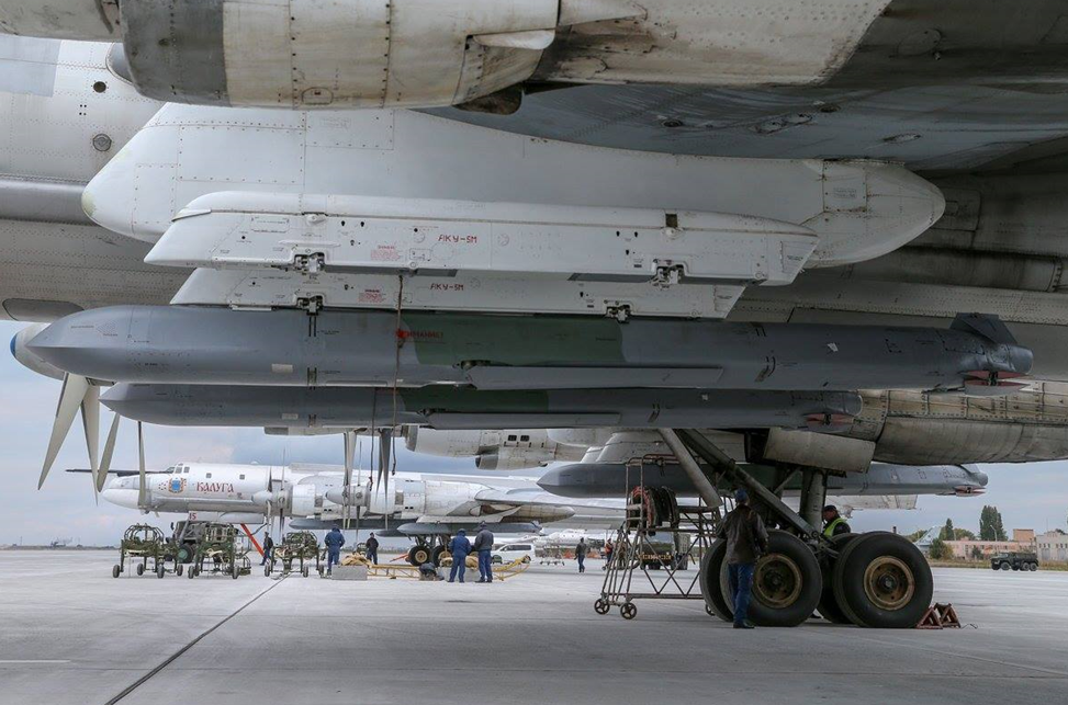 Стратегічний бомбардувальник Ту-95МС може взяти під крило до восьми ракет Х-101 (фото з відкритих джерел)