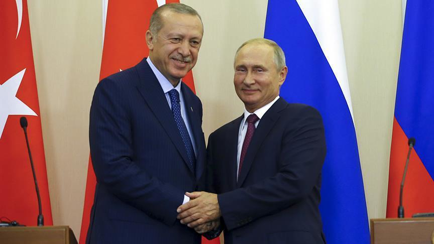 Президент Туреччини Реджеп Тайїп Ердоган та президент РФ Володимир Путін